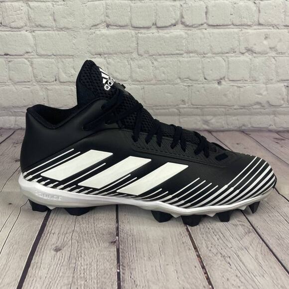 Adidas Freak MD 20 Black White Football Cleats Mens Size 12 (EF3484) - Picture 1 of 11